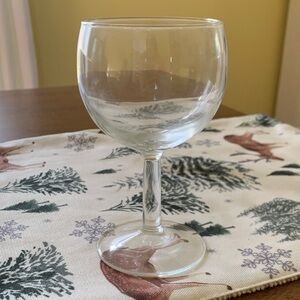 Set of 8 Vintage Balloon Wine Glasses, Unbranded
